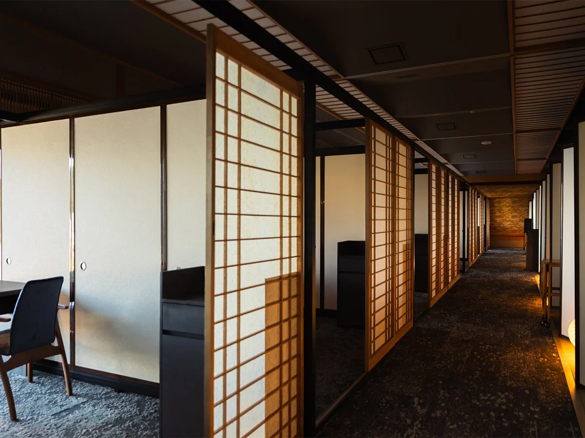 和風レストランの廊下